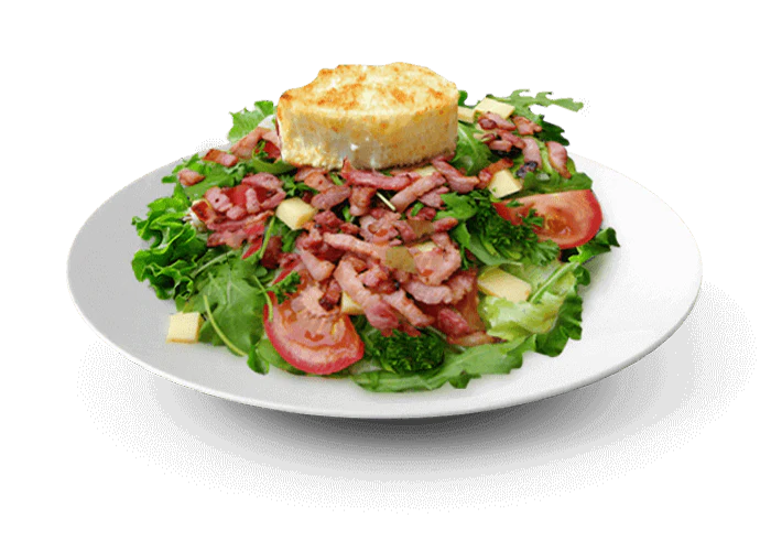 Salade chèvre chaud